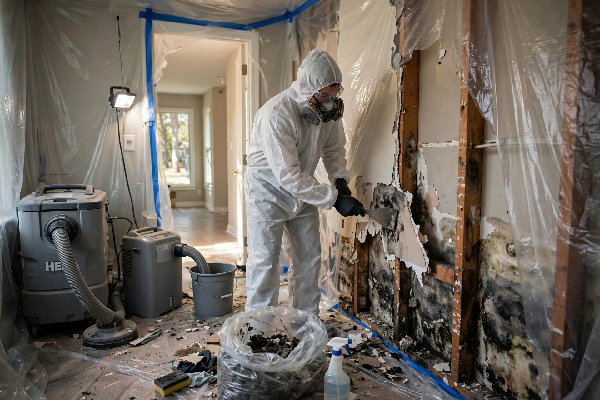 Post-water-damage Mold Remediation in Mount Juliet, TN